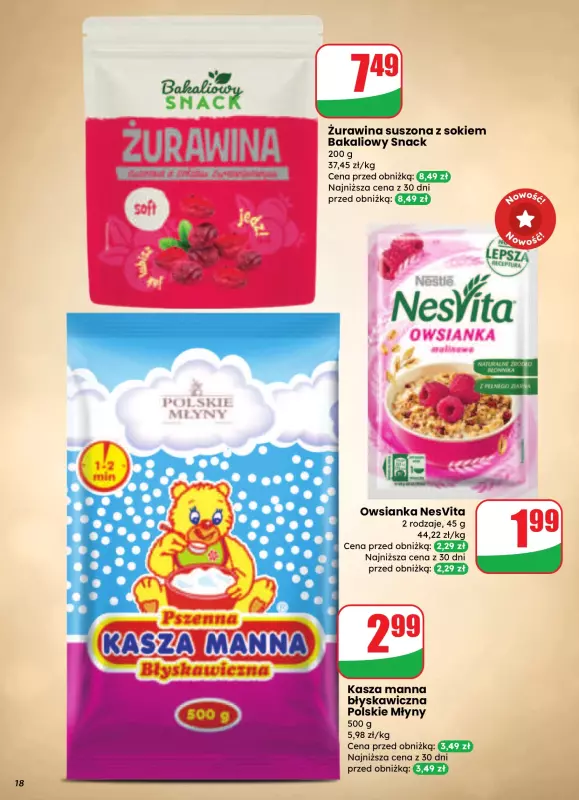Dino - gazetka promocyjna Gazetka od środy 27.08 do wtorku 02.09 - strona 18