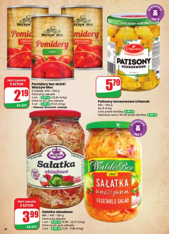 Dino - gazetka promocyjna Gazetka od środy 27.08 do wtorku 02.09 - strona 26