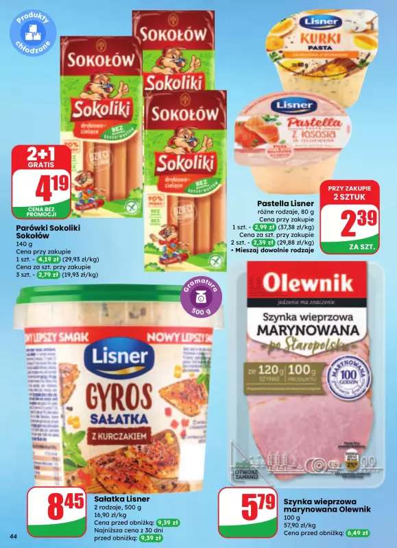 Dino - gazetka promocyjna Gazetka od środy 27.08 do wtorku 02.09 - strona 44