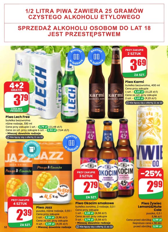 Dino - gazetka promocyjna Gazetka od środy 27.08 do wtorku 02.09 - strona 52