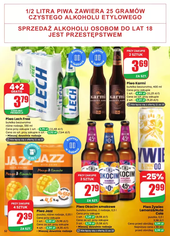 Dino - gazetka promocyjna Gazetka od środy 27.08 do wtorku 02.09 - strona 52