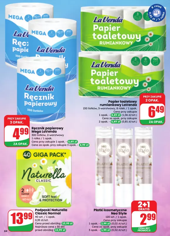 Dino - gazetka promocyjna Gazetka od środy 27.08 do wtorku 02.09 - strona 64
