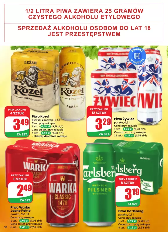 Dino - gazetka promocyjna Gazetka od środy 27.08 do wtorku 02.09 - strona 50