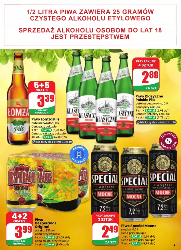 Dino - gazetka promocyjna Gazetka od środy 27.08 do wtorku 02.09 - strona 51