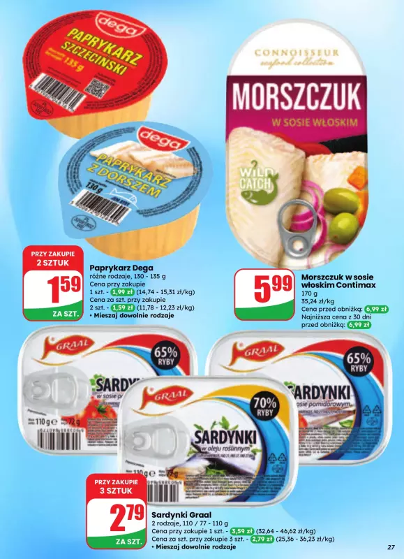 Dino - gazetka promocyjna Gazetka od środy 27.08 do wtorku 02.09 - strona 27