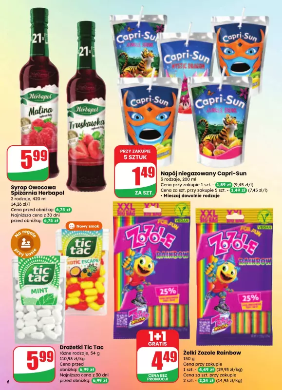 Dino - gazetka promocyjna Gazetka od środy 27.08 do wtorku 02.09 - strona 6