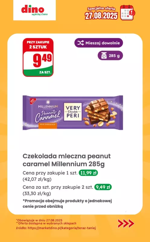 Dino - gazetka promocyjna Specjalna oferta na 27.08.2025 - promocje spoza gazetki od środy 27.08 do środy 27.08 - strona 6