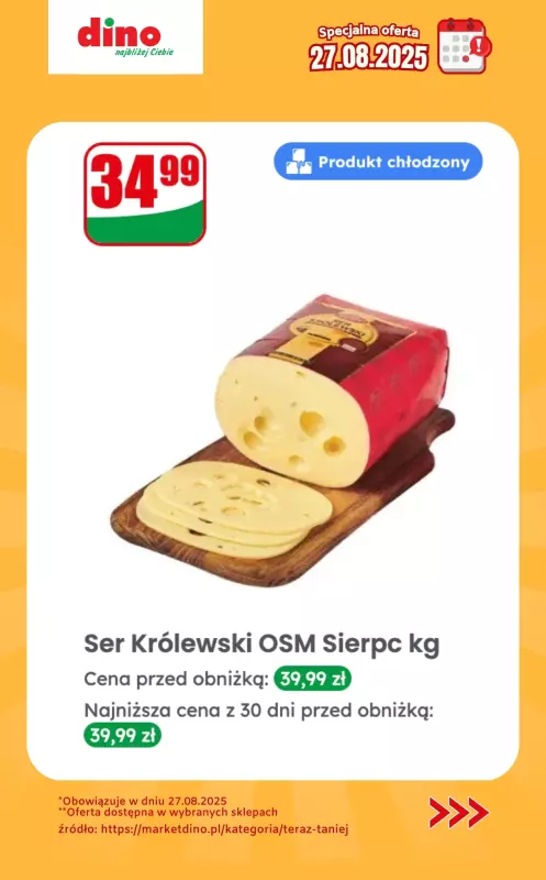 Dino - gazetka promocyjna Specjalna oferta na 27.08.2025 - promocje spoza gazetki od środy 27.08 do środy 27.08 - strona 10