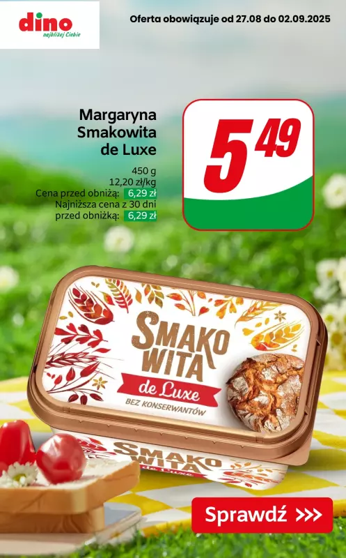 Dino - gazetka promocyjna Produkty na kanapki w SUPER cenach! od czwartku 28.08 do wtorku 02.09 - strona 6