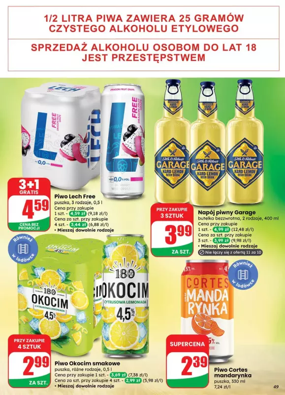 Dino - gazetka promocyjna Gazetka od środy 03.09 do wtorku 09.09 - strona 49