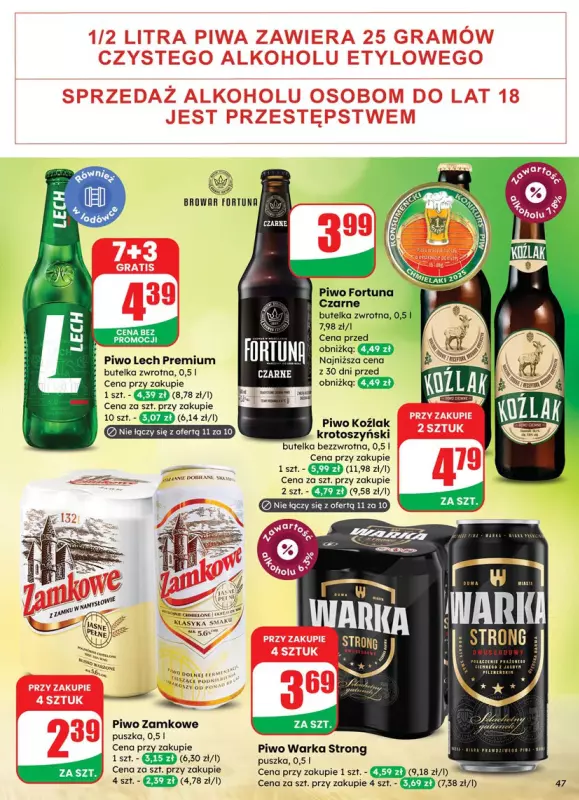 Dino - gazetka promocyjna Gazetka od środy 03.09 do wtorku 09.09 - strona 47