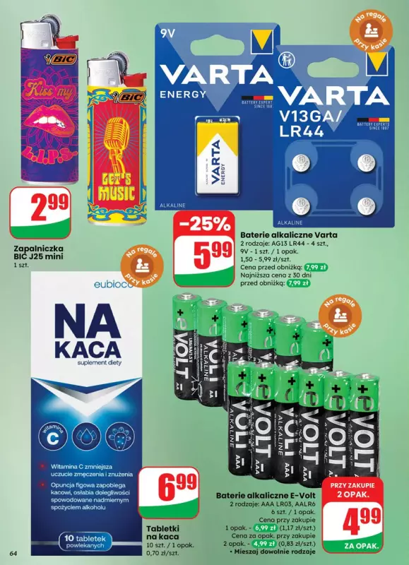 Dino - gazetka promocyjna Gazetka od środy 03.09 do wtorku 09.09 - strona 64
