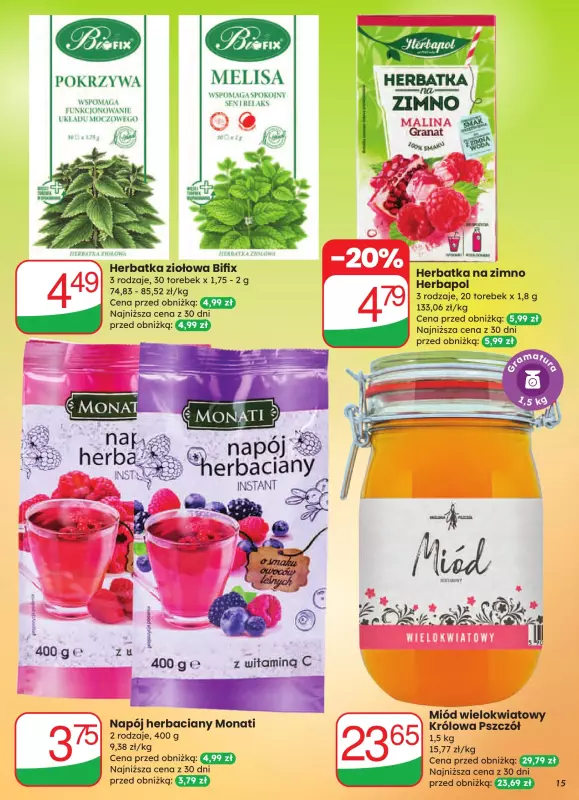 Dino - gazetka promocyjna Gazetka od środy 03.09 do wtorku 09.09 - strona 15