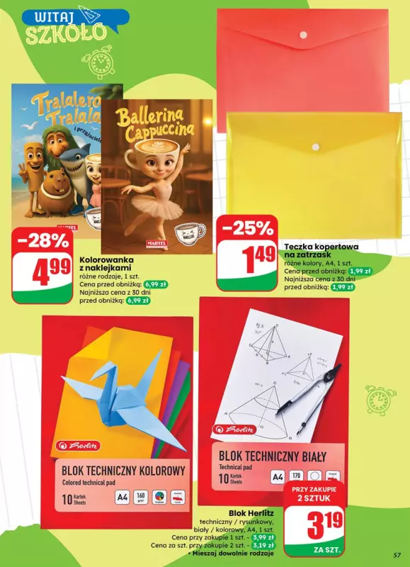 Dino - gazetka promocyjna Gazetka od środy 03.09 do wtorku 09.09 - strona 57