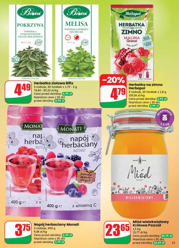 Dino - gazetka promocyjna Gazetka od środy 03.09 do wtorku 09.09 - strona 15