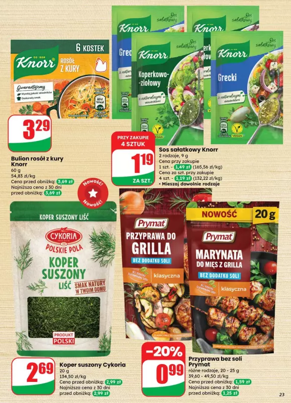 Dino - gazetka promocyjna Gazetka od środy 03.09 do wtorku 09.09 - strona 23