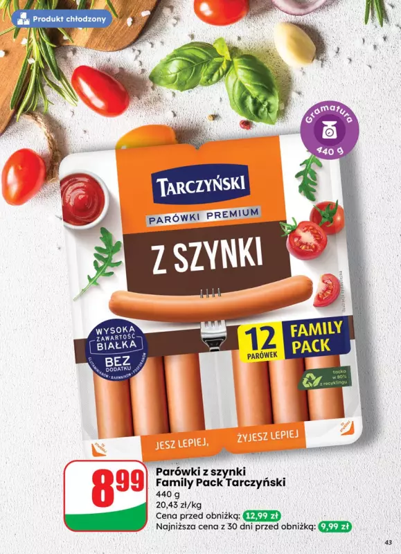 Dino - gazetka promocyjna Gazetka od środy 03.09 do wtorku 09.09 - strona 43
