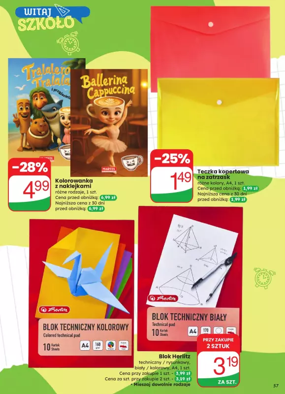 Dino - gazetka promocyjna Gazetka od środy 03.09 do wtorku 09.09 - strona 57