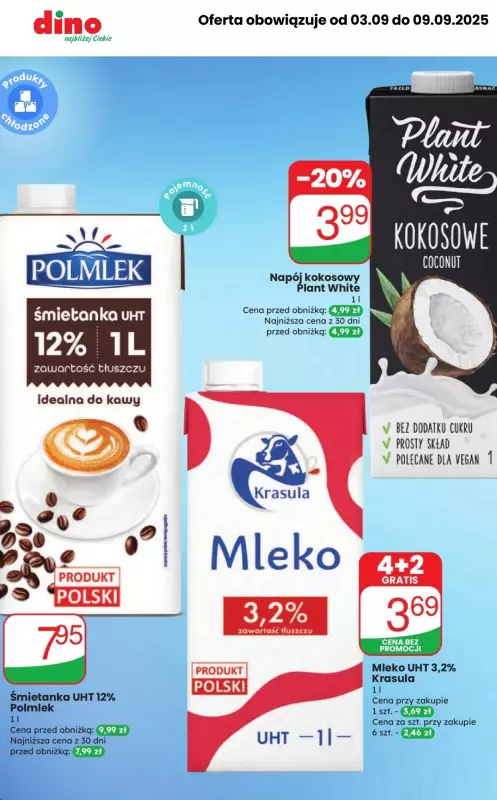 Dino - gazetka promocyjna MEGA promocje! od środy 03.09 do wtorku 09.09 - strona 7