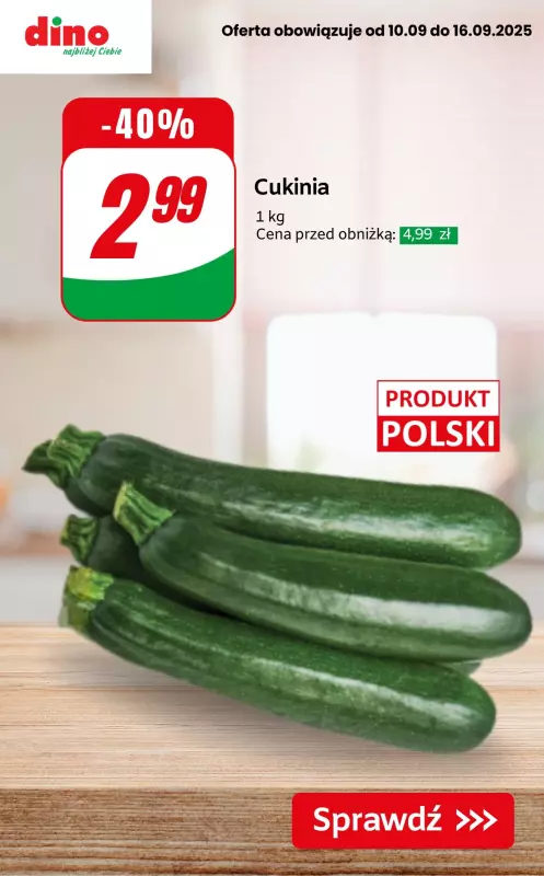 Dino - gazetka promocyjna Do -50% na owoce i warzywa   - strona 3