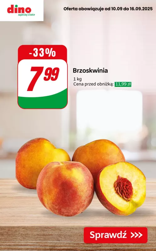Dino - gazetka promocyjna Do -50% na owoce i warzywa od czwartku 11.09 do wtorku 16.09 - strona 4