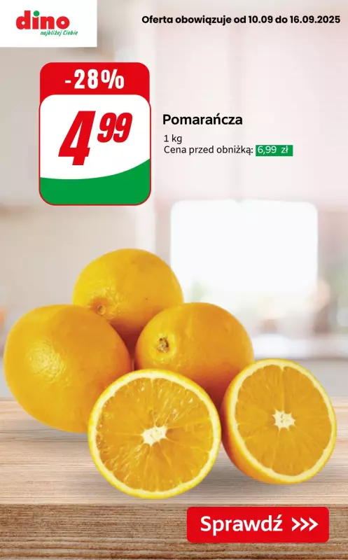 Dino - gazetka promocyjna Do -50% na owoce i warzywa od czwartku 11.09 do wtorku 16.09 - strona 7