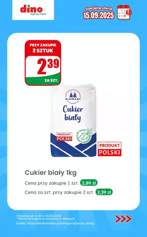 Dino - gazetka promocyjna Specjalna oferta na 15.09.2025 - promocje spoza gazetki   - strona 3