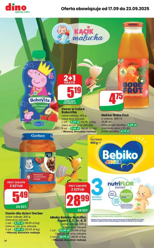Dino - gazetka promocyjna MEGA promocje! od środy 17.09 do wtorku 23.09 - strona 6