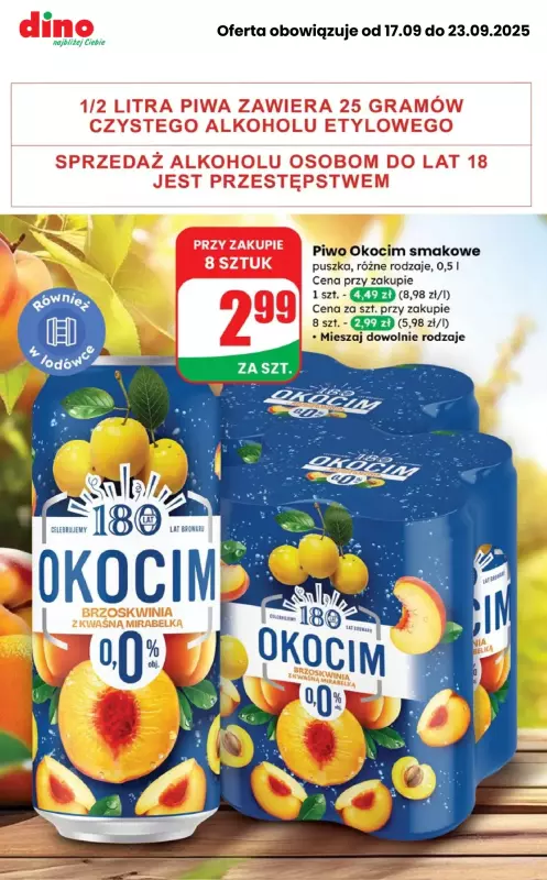 Dino - gazetka promocyjna MEGA promocje! od środy 17.09 do wtorku 23.09 - strona 9