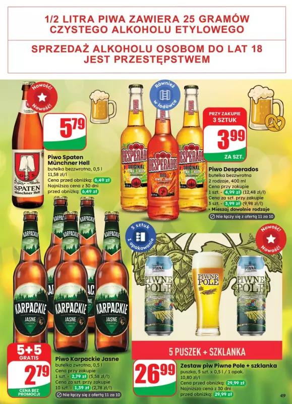 Dino - gazetka promocyjna Gazetka od środy 17.09 do wtorku 23.09 - strona 49
