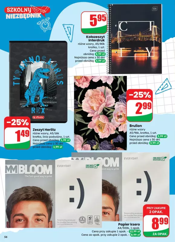 Dino - gazetka promocyjna Gazetka od środy 17.09 do wtorku 23.09 - strona 56
