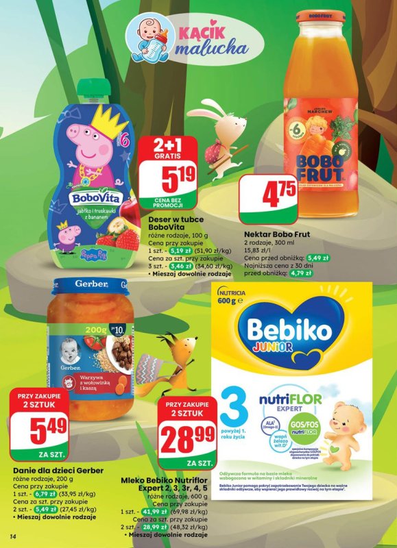 Dino - gazetka promocyjna Gazetka od środy 17.09 do wtorku 23.09 - strona 14