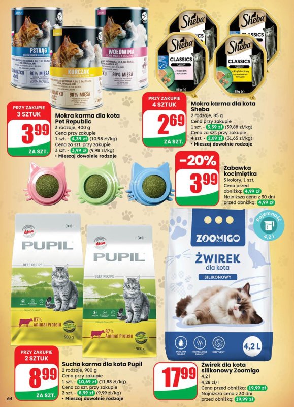 Dino - gazetka promocyjna Gazetka od środy 17.09 do wtorku 23.09 - strona 64