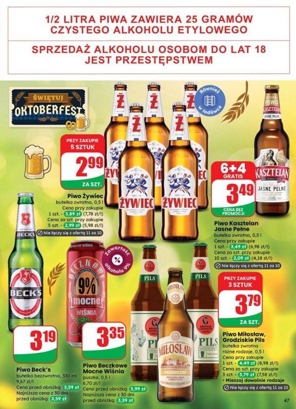 Dino - gazetka promocyjna Gazetka od środy 17.09 do wtorku 23.09 - strona 47
