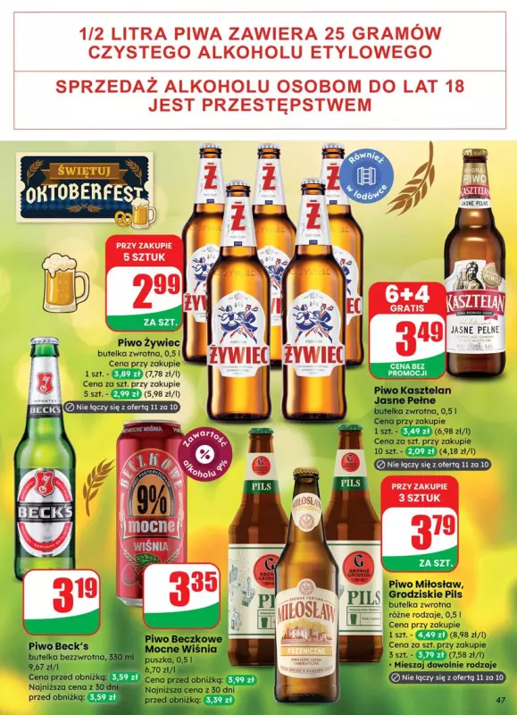 Dino - gazetka promocyjna Gazetka od środy 17.09 do wtorku 23.09 - strona 47