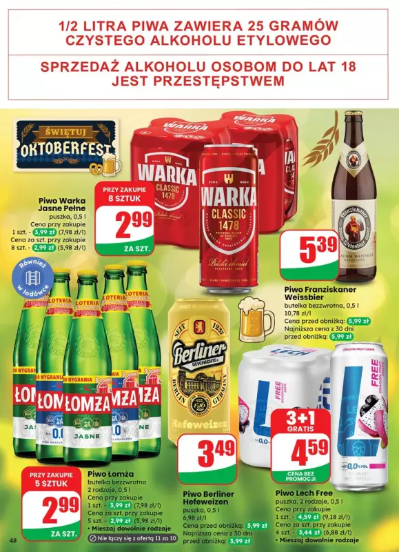 Dino - gazetka promocyjna Gazetka od środy 17.09 do wtorku 23.09 - strona 48