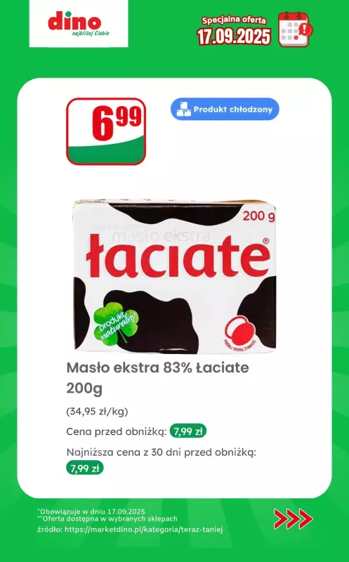 Dino - gazetka promocyjna Specjalna oferta na 17.09.2025 - promocje spoza gazetki od środy 17.09 do środy 17.09 - strona 4