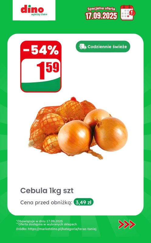 Dino - gazetka promocyjna Specjalna oferta na 17.09.2025 - promocje spoza gazetki od środy 17.09 do środy 17.09 - strona 2