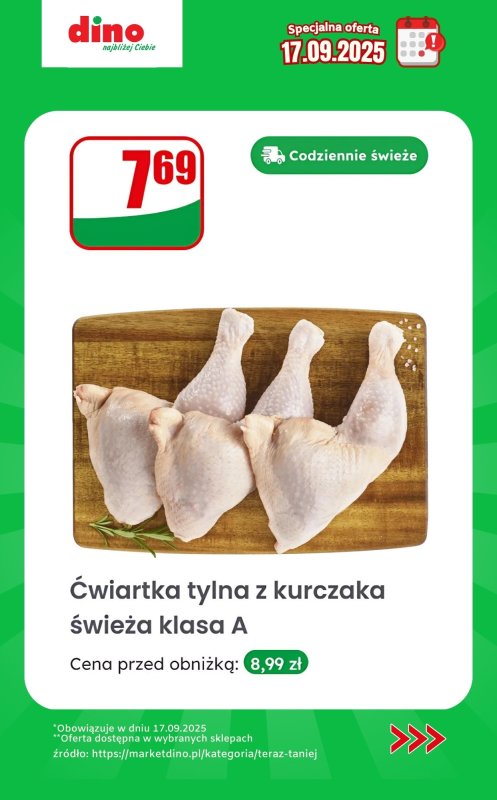 Dino - gazetka promocyjna Specjalna oferta na 17.09.2025 - promocje spoza gazetki od środy 17.09 do środy 17.09 - strona 7