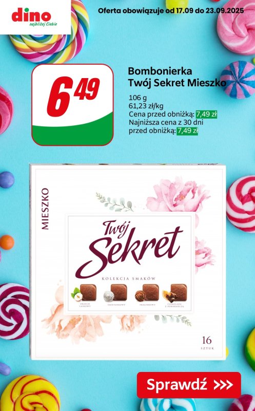 Dino - gazetka promocyjna Super oferty na słodkości! od czwartku 18.09 do wtorku 23.09 - strona 5