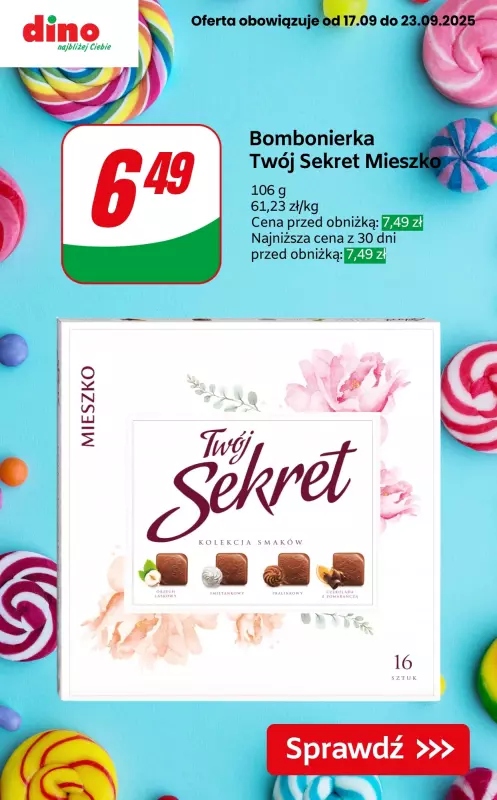 Dino - gazetka promocyjna Super oferty na słodkości! od czwartku 18.09 do wtorku 23.09 - strona 5