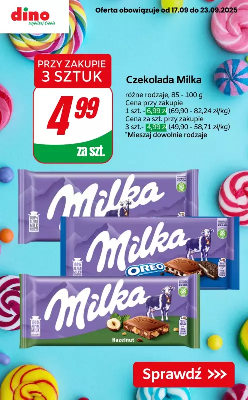 Dino - gazetka promocyjna Super oferty na słodkości! od czwartku 18.09 do wtorku 23.09 - strona 4