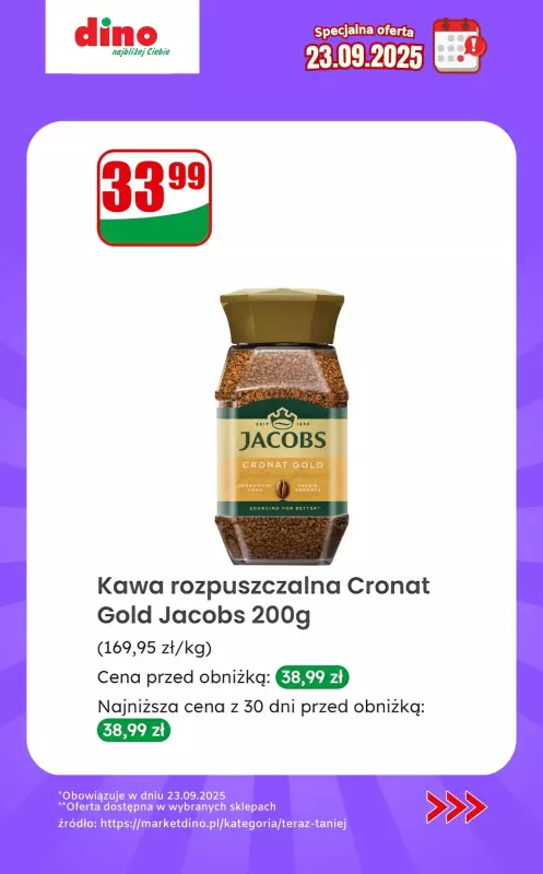Dino - gazetka promocyjna Specjalna oferta na 23.09.2025 - promocje spoza gazetki od wtorku 23.09 do wtorku 23.09 - strona 6