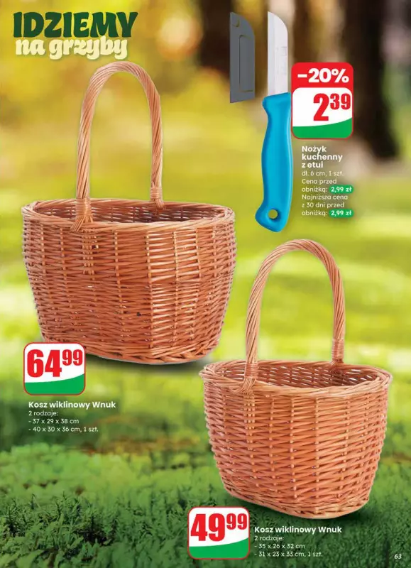 Dino - gazetka promocyjna Gazetka od środy 24.09 do wtorku 30.09 - strona 63