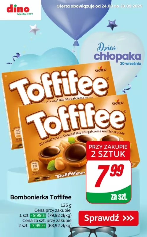 Dino - gazetka promocyjna Upominki na Dzień Chłopaka w SUPER cenach! od czwartku 25.09 do wtorku 30.09 - strona 9