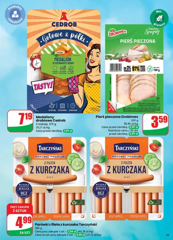 Dino - gazetka promocyjna Gazetka od środy 01.10 do wtorku 07.10 - strona 43