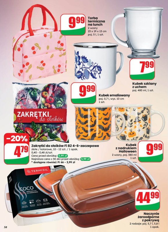 Dino - gazetka promocyjna Gazetka od środy 01.10 do wtorku 07.10 - strona 58