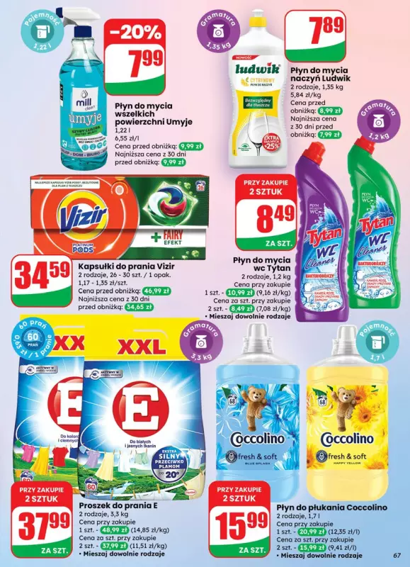 Dino - gazetka promocyjna Gazetka od środy 01.10 do wtorku 07.10 - strona 67
