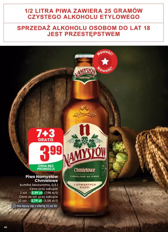 Dino - gazetka promocyjna Gazetka od środy 01.10 do wtorku 07.10 - strona 46