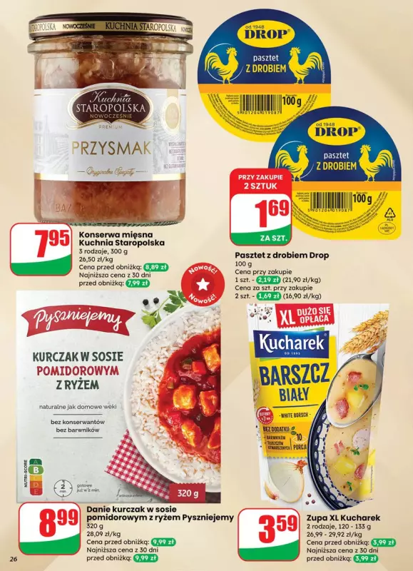 Dino - gazetka promocyjna Gazetka od środy 01.10 do wtorku 07.10 - strona 26
